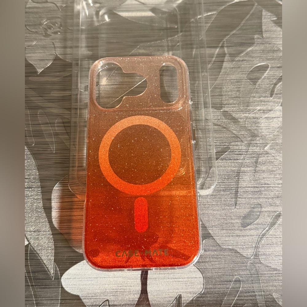 Casemate Sheer Twinkle Orange Ombré MagSafe iPhone 17 Pro